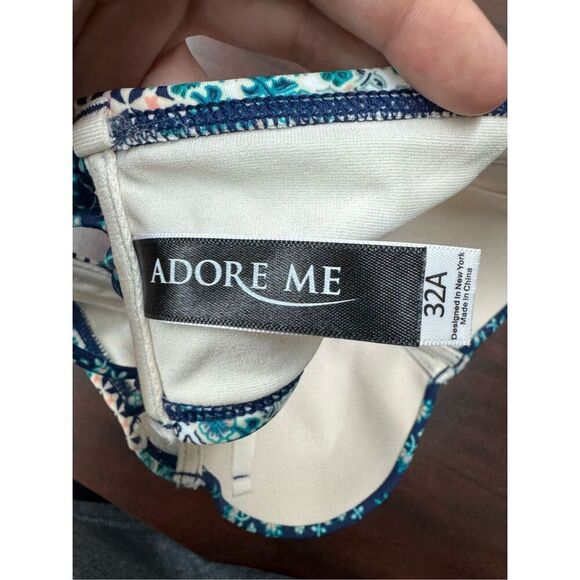 Adore Me Tie Back Strapless Bikini Top Size 32A - Picture 4 of 5